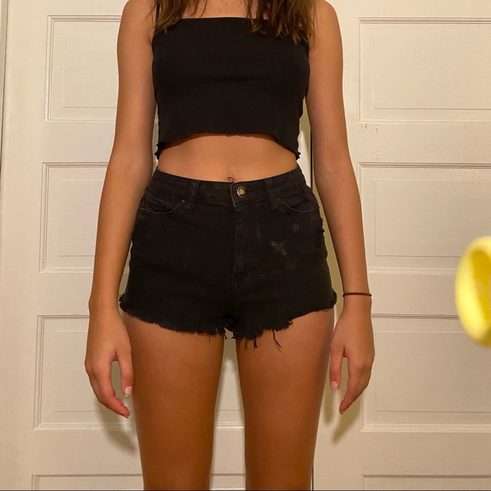 BDG high rise dree cheeky shorts